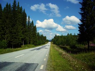 E45 Richtung Östersund